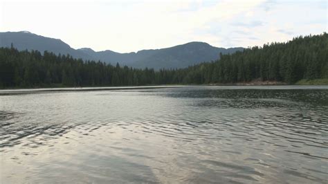 Ripples On Lake In Whistler British Columbia Stock Video Footage 0014