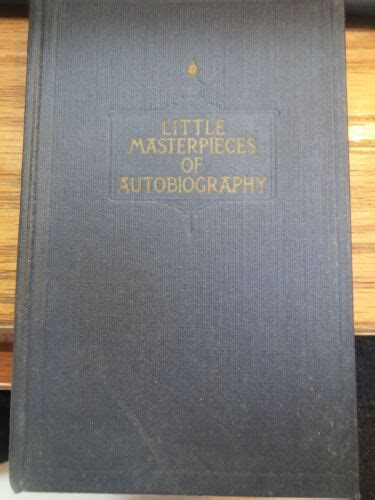 Little Masterpieces Of Autobiography Actors Volume Iv 1925 Ebay