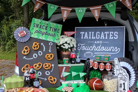 Easy And Creative Tailgate Ideas With Free Printables Just Add Confetti