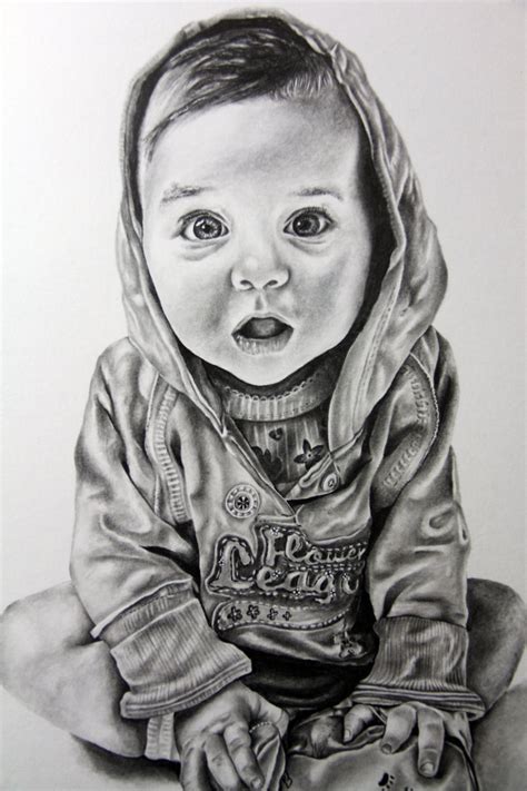 Collection by ed and sheri. Baby child art portrait in pencil drawing by iigurrydaddyii on DeviantArt