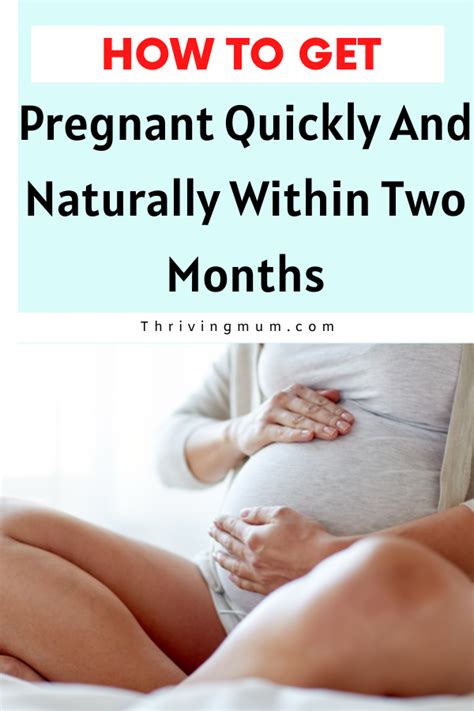 Game Changing Tips On How To Get Pregnant Fast And Easy Thriving Mum