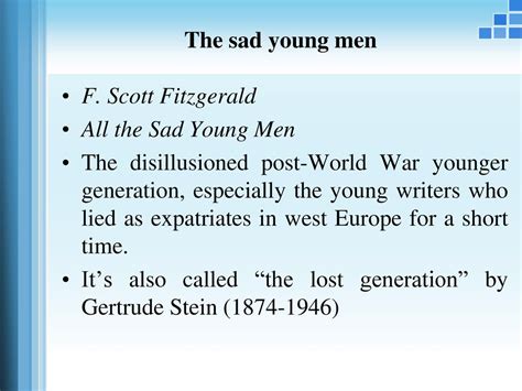 The Sad Young Men Rod W Horton Herbert W Edwards Ppt Download
