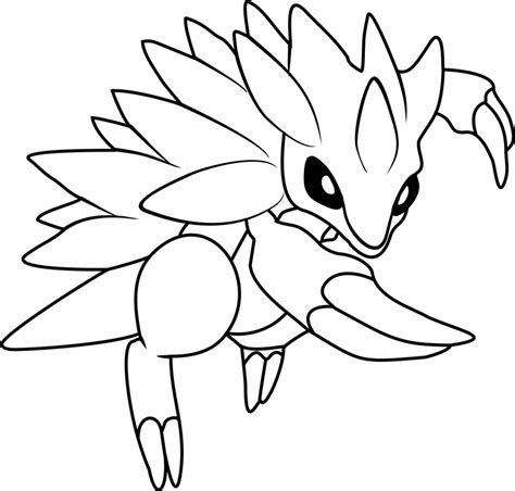 Pokemon Sandslash Coloring Pages Free To Print Pokemon Coloring Pages