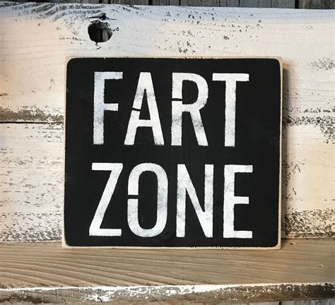 Fart Zone Bathroom Sign Fart Sign Bathroom Wall Decor Etsy