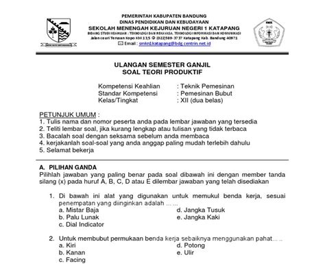 Maybe you would like to learn more about one of these? Soal-Soal Pilihan Ganda Bilngn Eksponen / Soal Pilihan ...