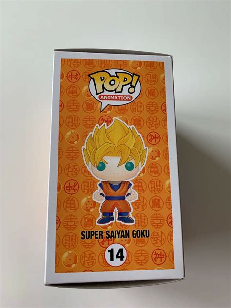 New Funko Pop Dragonball Z Super Saiyan Goku Metallic 14 Loot Crate Exclusive Ebay