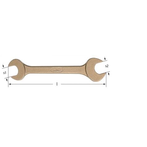 Ampco Ab0607a Double Open End Wrench Set Aluminium Bronze Metric