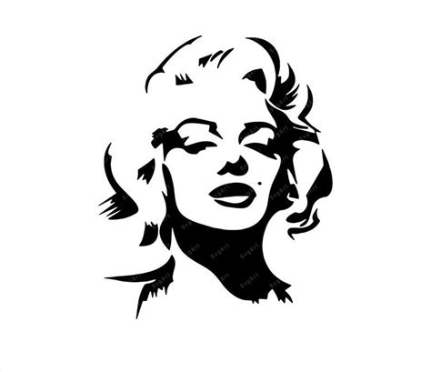 Marilyn Monroe SVG PNG PDF Cricut Celebrity Svg Marilyn Monroe