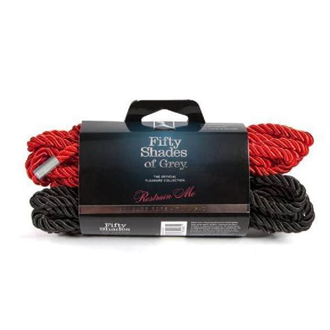Fifty Shades Of Grey The Official Pleasure Collection Restrain Me Bondage Rope Twin Pack