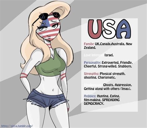 Country Humor Country Art America Girl Japanese Poster Rule 34 Afton Gi Joe Hetalia