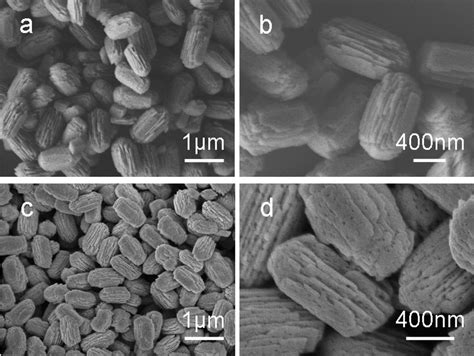 Fesem Images Of Samples Obtained After Calcination Of The Sample Shown