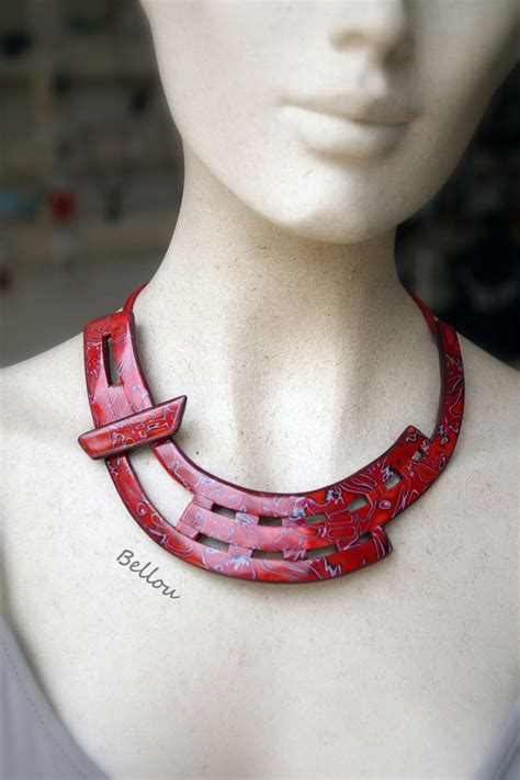 Collier Rouge De Chine Images Washer Necklace Crochet Necklace