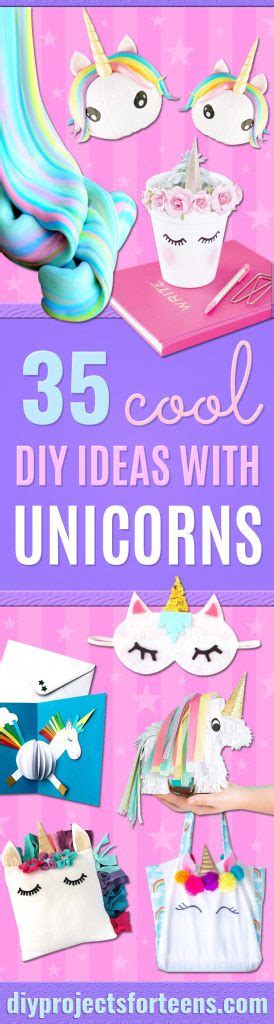 36 Diy Crafts With Unicorns Diy Projects For Teens