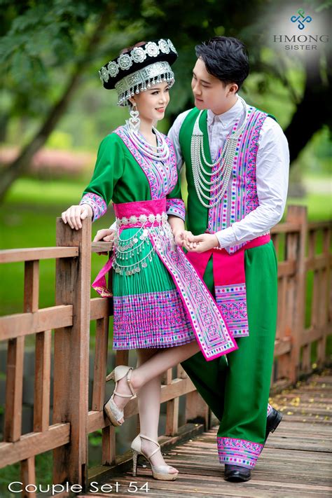 Hmong Sister Couple Set Cp54 Hmong Fashion Hmong Clothes