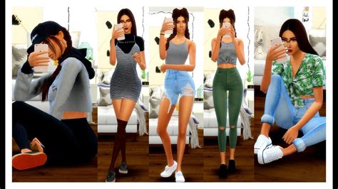 The Sims 4 Outfits Of The Week Outft Ideas 2017 Youtube
