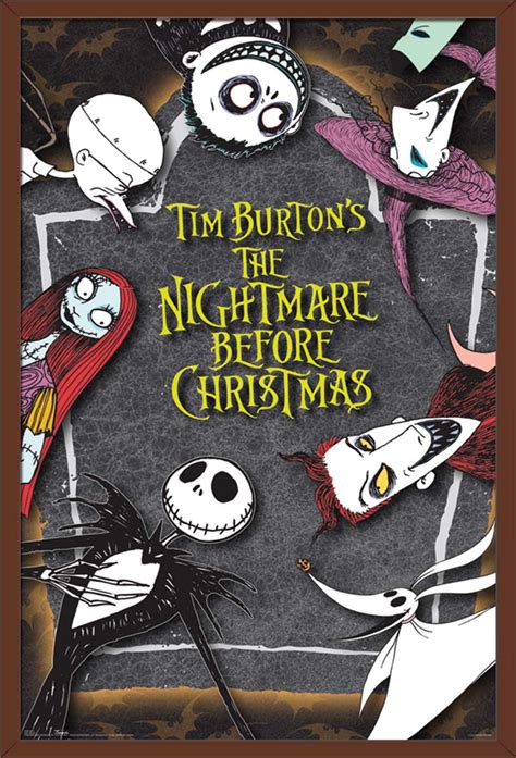 Disney Tim Burtons The Nightmare Before Christmas Group Poster