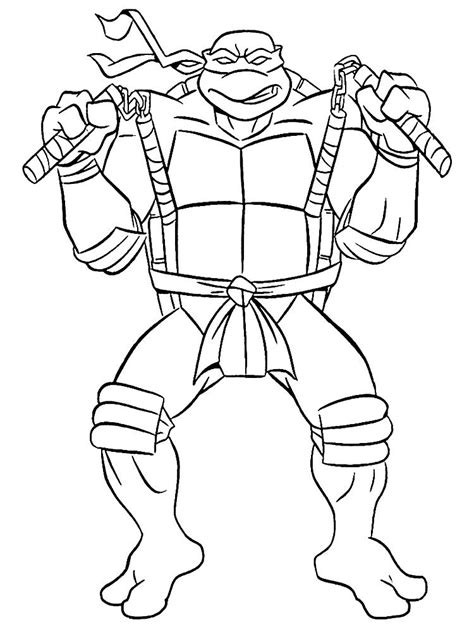 Descargar Gratis Dibujos Para Colorear Tortugas Ninja Turtle
