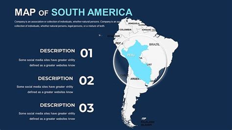 South America Editable Powerpoint Maps Template For Presentation