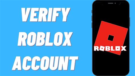 How To Verify Your Roblox Account Youtube