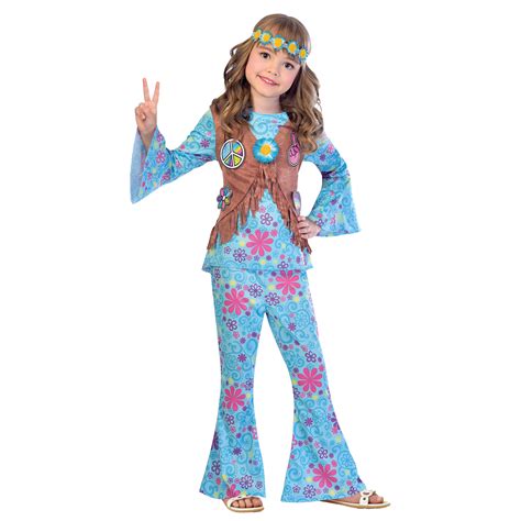 Flower Power Hippie Costume Teen