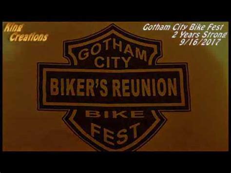 Gotham City Bike Fest Save The Date Youtube