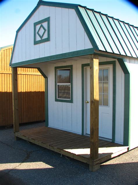 Lofted Porch Storage Building By Better Built Portable Storage