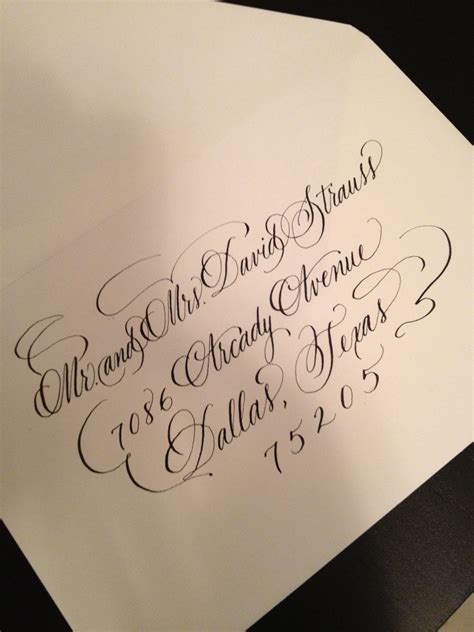 Envelopes Addressed In Flourished Copperplate By Halo Calligraphy