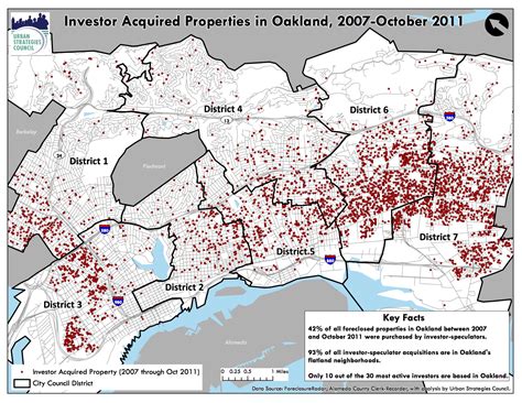 Oakland City Council District Map