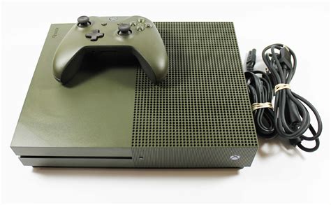 Xbox One S System Battlefield 1 Military Green Special Edition 1tb