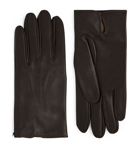 Dents Leather Silk Lined Gloves Harrods Au