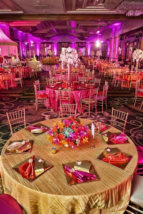 indian wedding rception tables - Google Search | Indian wedding