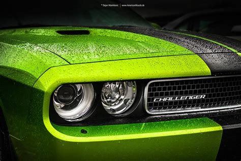 Green Dodge Challenger Srt By Americanmuscle On Deviantart