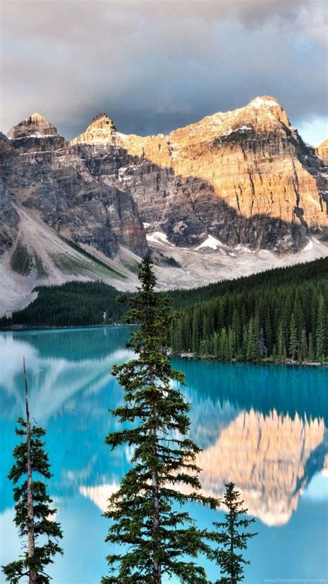 Beautiful Mountain And Lake Scene Wallpapers Desktop