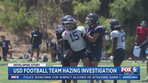 Usd Football Team Hazing Investigation Youtube