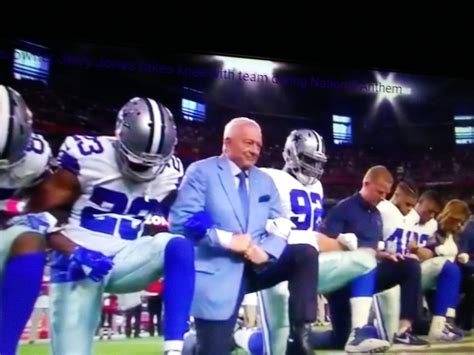 The Last Tradition Americas Team No More Jerry Jones Kneels With