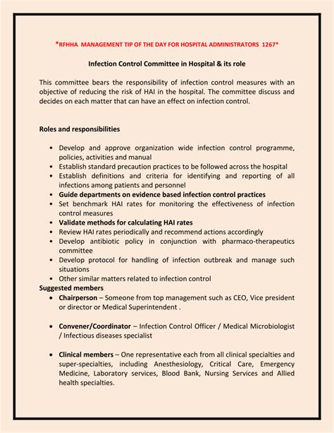 Roles And Responsibilities Of Committee Members Pdf