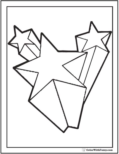 Craft instructions are described in detail at our 3d paper star craft page. 60 Star Coloring Pages Customize And Print Ad-free PDF