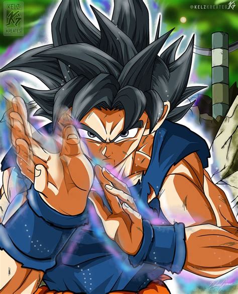 Ultra Instinct Omen Goku By Kelzcreates On Deviantart Goku Dragon