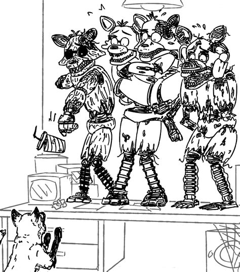 William Afton Fnaf 6 Coloring Pages Circus Babywise By Smiley Facade