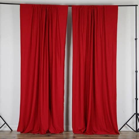 10 Ft X 10 Ft Polyester Professional Backdrop Curtains Drapes Panels