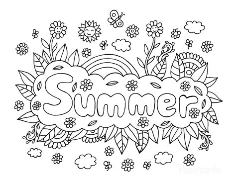Coloring Pages For Adults Summer Coloriage Ete Coloriage Coloriage Enfant Free Summer Coloring
