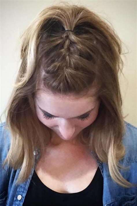 The deconstructed ponytail is a grunge glam hairstyle that looks great with almost any casual outfit. Updos For Short Hair That Will Impress With Their Elegance ...