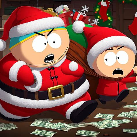 Eric Cartman Dressed As Santa Stealing Christmas 4 By Jesse220 On