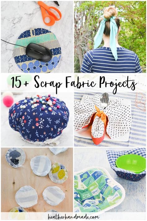 41 Scrap Fabric Sewing Projects Heather Handmade