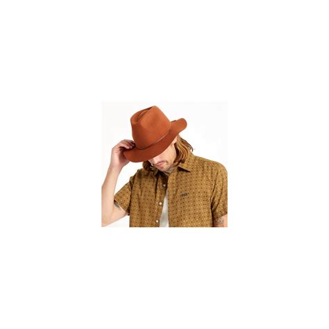 Wesley Traveller Hat Wool Felt Bison Brixton Reference 7426