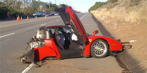 A Ferrari That Split In Half In A High Speed Crash Has Been Completely