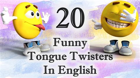 20 Tongue Twisters In English Tongue Twister For Children Funny