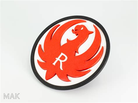 Mak Ruger Emblem Logo By Mak77 Download Free Stl Model