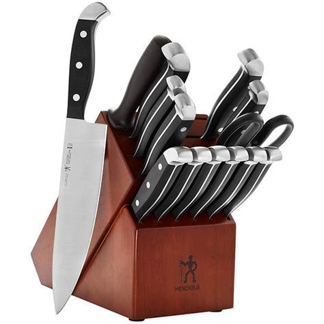 Ja Henckels International Statement 15 Piece Knife Set In Dark Wood