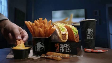 Taco Bell 5 Nacho Fries Box Tv Commercial Delicious Bonus Feat Josh Duhamel Ispottv
